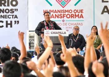 Resaltó que el gobierno de la Nueva ERA impulsa políticas humanistas para consolidar la paz y el bienestar de las comunidades.