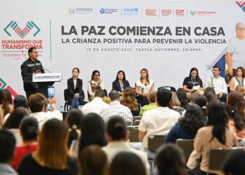 El gobernador llamó a transformar la realidad de niñas y niños de Chiapas.