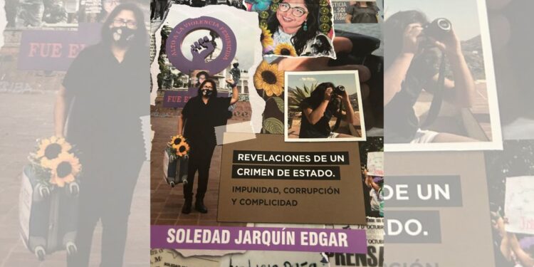 La obra narra el feminicidio de su hija María del Sol en 2018. El libro denuncia impunidad, corrupción y complicidad, desde una mirada íntima y con perspectiva de género.