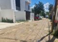 Vecinos denuncian abandono en pavimentación.