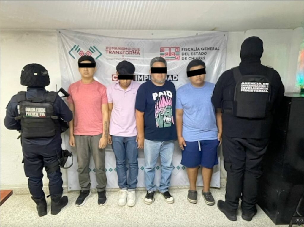 Detuvieron a implicados en Pueblo Nuevo, Jitotol y Pichucalco