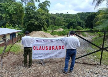 Profepa suspendió actividades sin autorización en el río Chamulapa.
