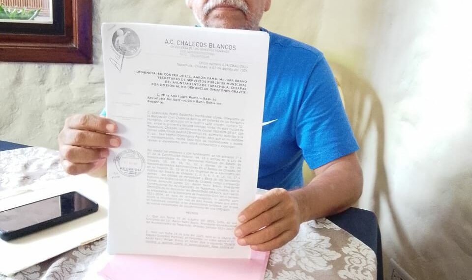 Integrantes de Chalecos Blancos señalaron irregularidades y amenazas contra denunciantes.