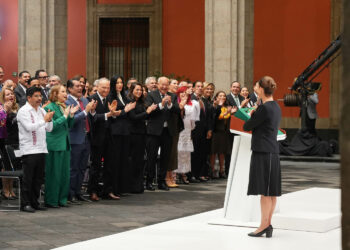 La presidenta destacó avances en bienestar, seguridad y economía.