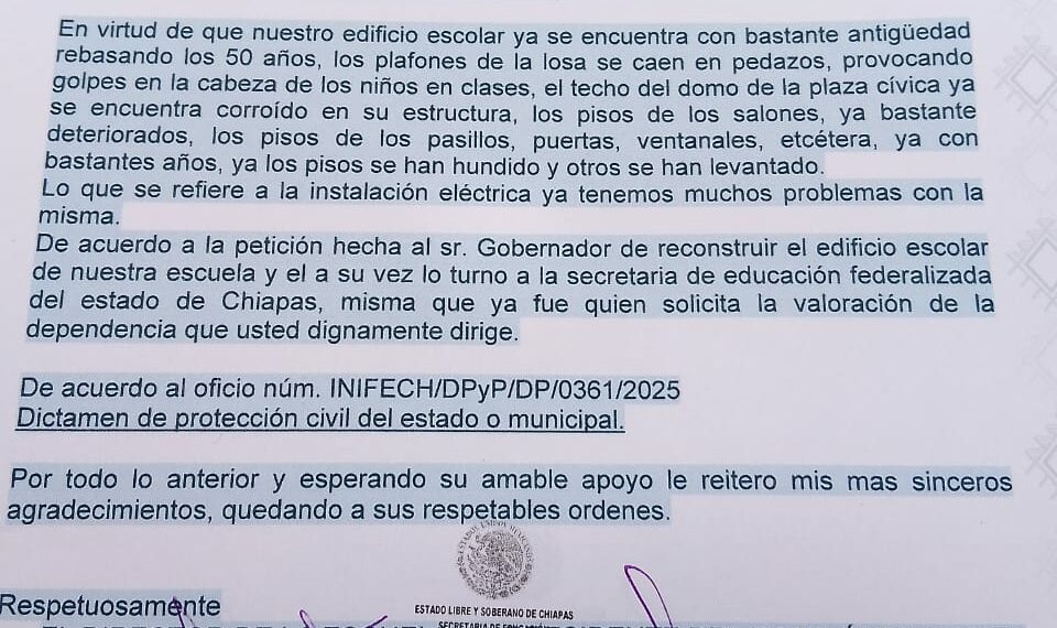 Piden la intervención de autoridades municipales y de Protección Civil.