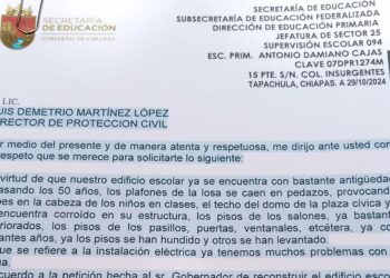 Piden la intervención de autoridades municipales y de Protección Civil.