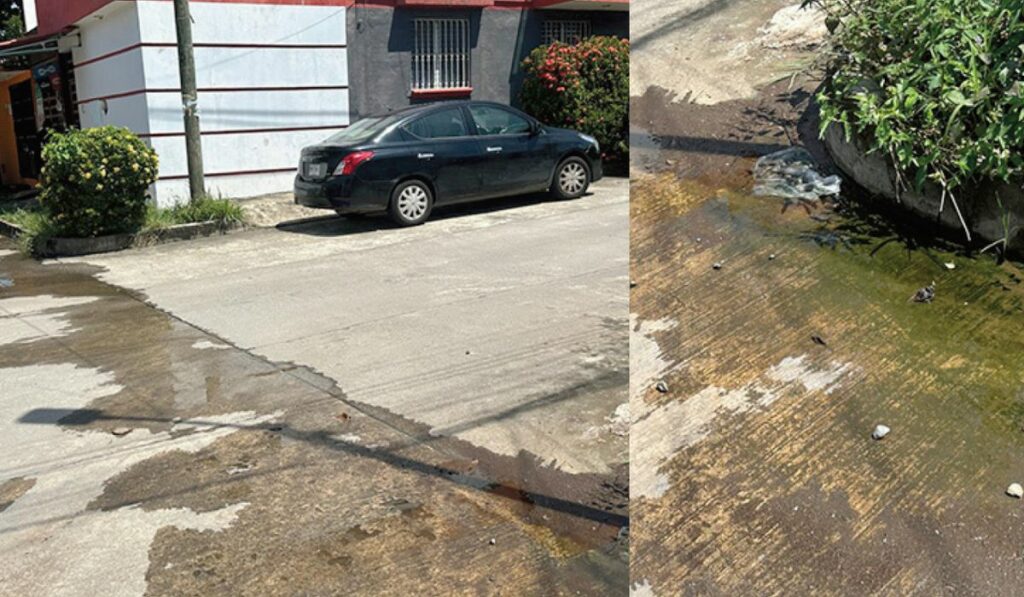 La autoridad municipal sigue sin atender fuga en Antorcha.
