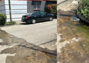 La autoridad municipal sigue sin atender fuga en Antorcha.