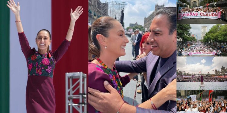 Ante miles de personas reunidas en el Zócalo capitalino, la presidenta Claudia Sheinbaum destacó logros sociales, económicos y de seguridad en su primer año de gestión.