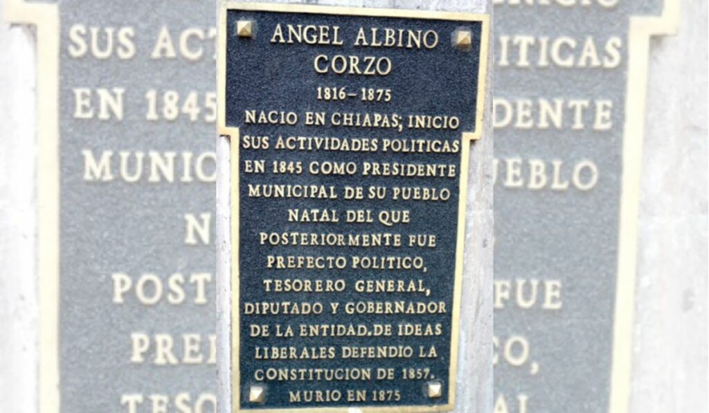 Ángel Albino Corzo, fue el otro personaje que alcanzó con sus triunfos el reconocimiento de los hombres de Reforma.