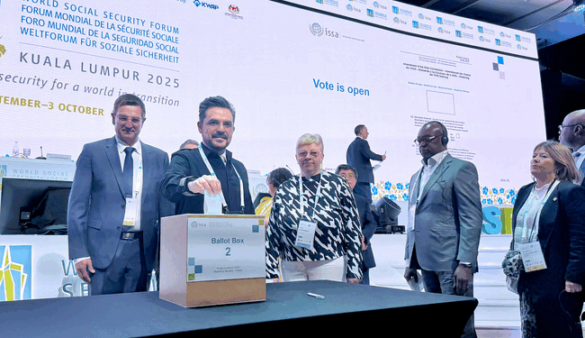 El país fue elegido para la Asamblea General y Foro Mundial de Seguridad Social 2028.