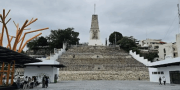 Olvidaron restaurar el drenaje al “modernizar” el Parque Bicentenario en Tuxtla