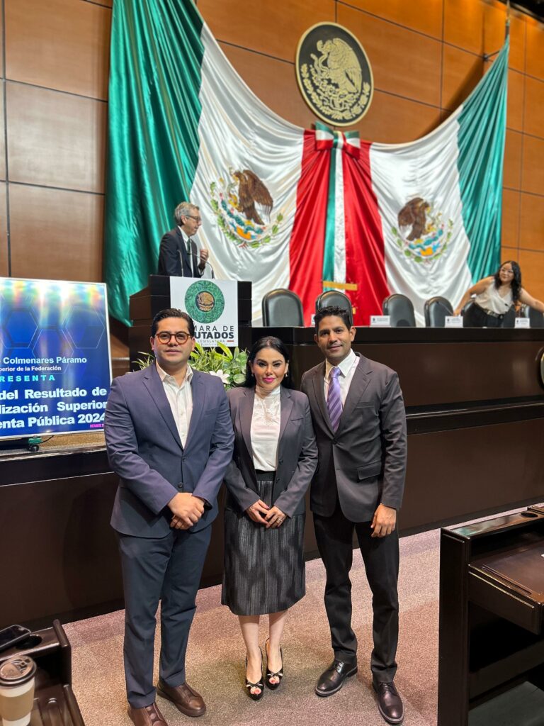 Trinidad Palomares participó en la entrega de informes de la ASF 2024.