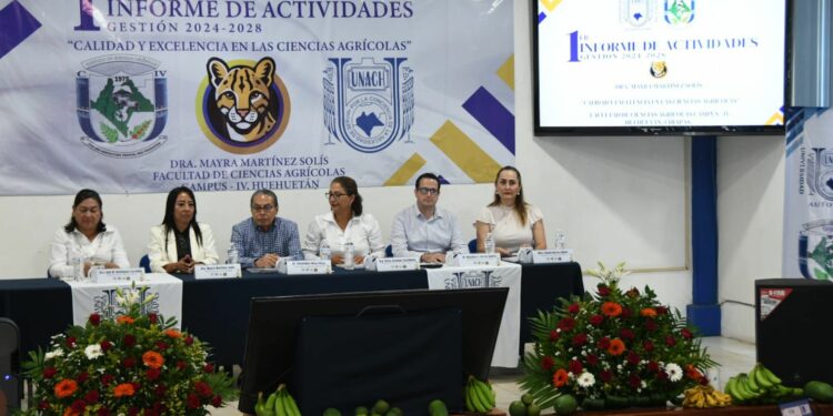 Facultad de Agrícolas en Huehuetán incrementó 28.9% su alumnado y convenios.