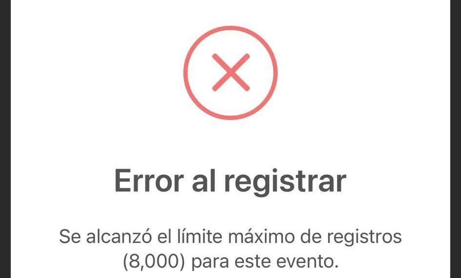 Miles denunciaron irregularidades en el registro para el concierto gratuito.
