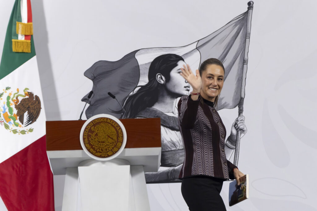 La presidenta de México informó que la obra ferroviario registra 9.3% de avance hacia Hidalgo.