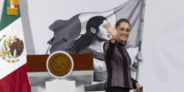 La presidenta de México informó que la obra ferroviario registra 9.3% de avance hacia Hidalgo.