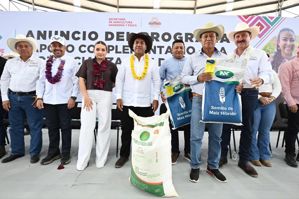 Eduardo Ramírez anunció el precio de garantía del maíz y nuevas obras en la Frailesca.