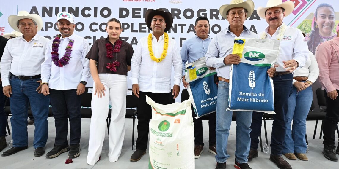 Eduardo Ramírez anunció el precio de garantía del maíz y nuevas obras en la Frailesca.