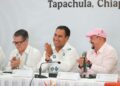 El gobernador encabezó reunión en Tapachula junto a autoridades federales e internacionales.