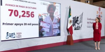 El Gobierno de México mantiene acciones en cinco estados afectados.