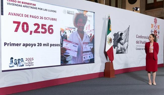 El Gobierno de México mantiene acciones en cinco estados afectados.