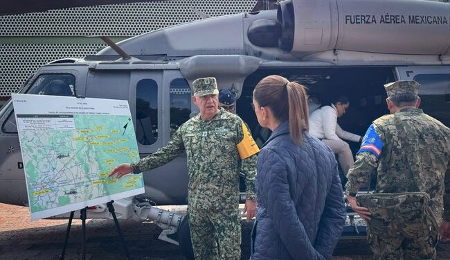  La presidenta visitará Puebla, Veracruz e Hidalgo; mañana irá a Querétaro y San Luis Potosí.