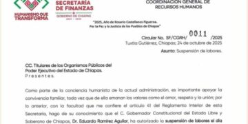 Dependencias estatales suspenderán labores el viernes 31 de octubre.