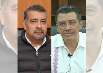 Ahí están, con la sonrisa cínica del que creen haber burlado al sistema, Javier Jiménez Jiménez, ex secretario de Hacienda, y Uriel Estrada Martínez, ex titular de la Auditoría Superior del Estado.
