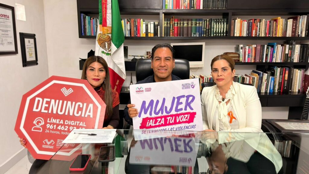 El gobierno estatal reiteró acciones para erradicar las violencias.