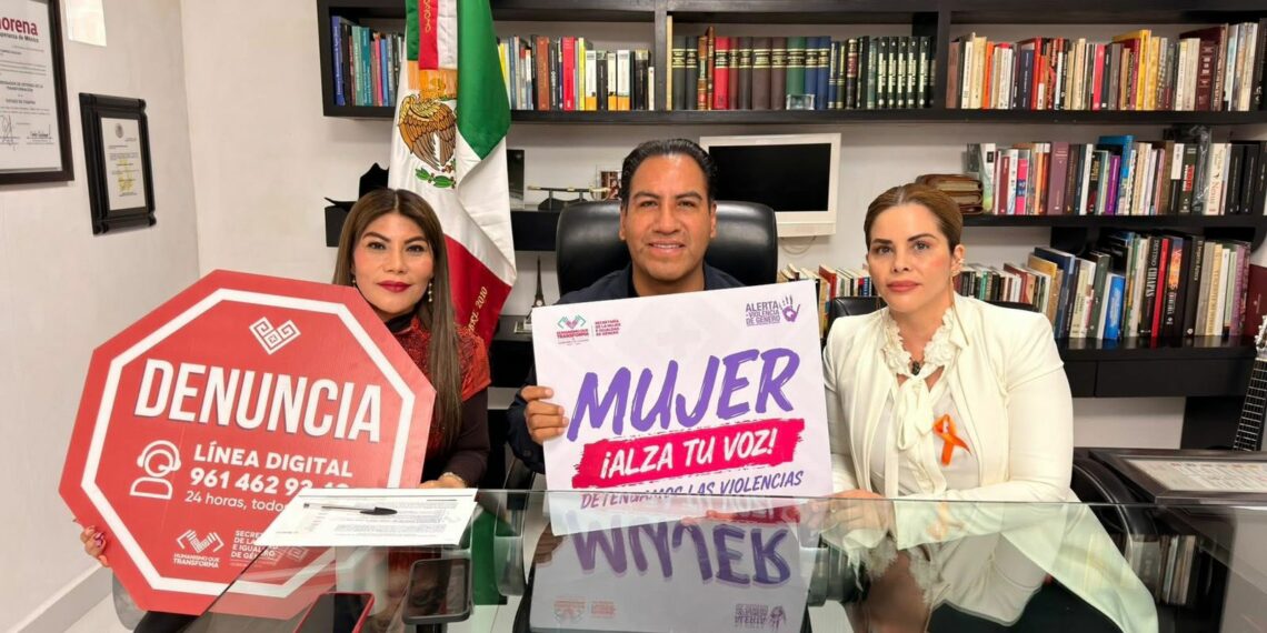 El gobierno estatal reiteró acciones para erradicar las violencias.