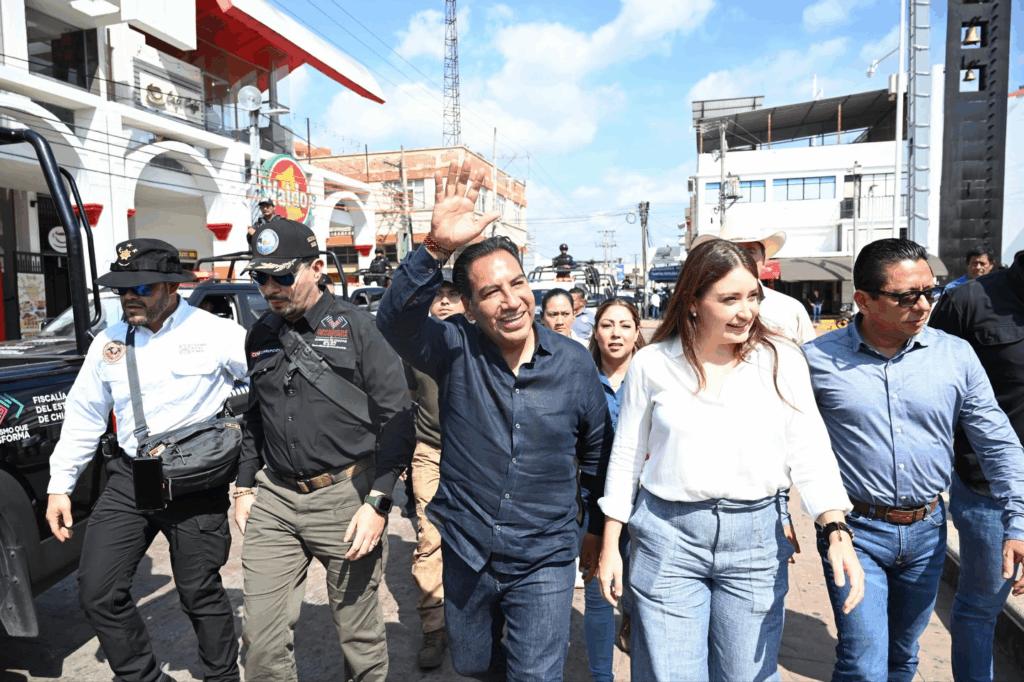 El gobernador encabezó el banderazo del despliegue para fortalecer la protección en Villaflores.