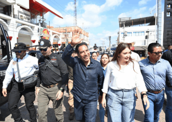 El gobernador encabezó el banderazo del despliegue para fortalecer la protección en Villaflores.