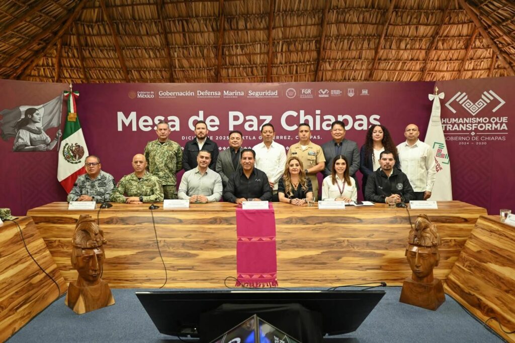 Gobernador destacó respaldo federal para consolidar la pacificación de Chiapas.