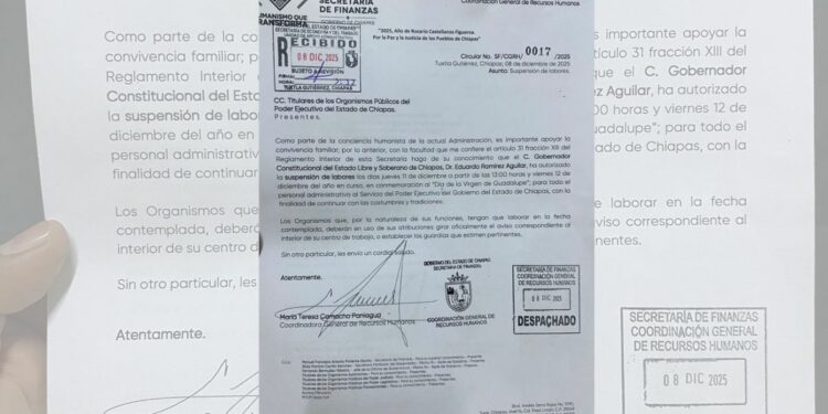 Dependencias suspenderán labores por celebración guadalupana.