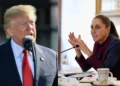 Donald Trump reconoció liderazgo de Sheinbaum