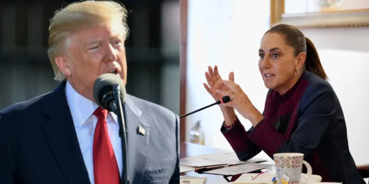 Donald Trump reconoció liderazgo de Sheinbaum