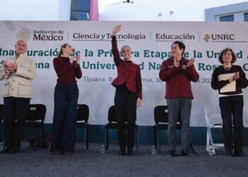 Claudia Sheinbaum inauguró primera etapa de UNRC en Tijuana