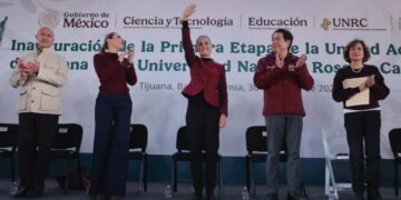 Claudia Sheinbaum inauguró primera etapa de UNRC en Tijuana