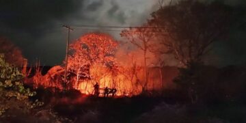 Pirómanos generan caos en Tapachula