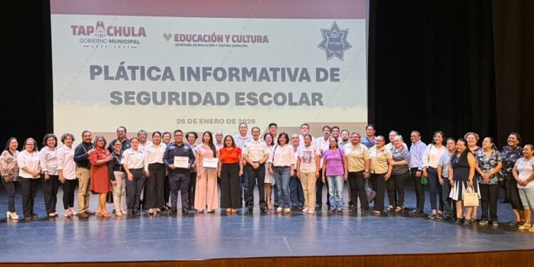 EDUCACIÓN Y SEGURIDAD PÚBLICA MUNICIPAL IMPARTEN TALLER A 22 INSTITUCIONES EDUCATIVAS DE TAPACHULA.
