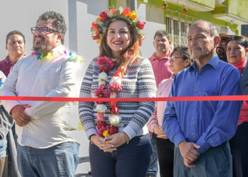 La construcción consta de 72 metros de concreto hidráulico.