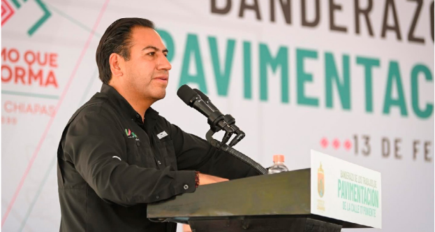 Eduardo Ramírez impulsa renovación de vialidad en Tapachula