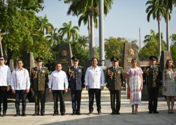 Autoridades destacaron la labor institucional de la Fuerza Militar y el respaldo clave para la paz estatal.