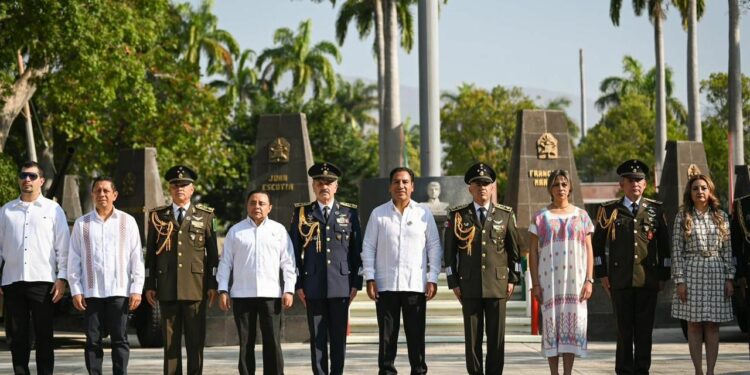 Autoridades destacaron la labor institucional de la Fuerza Militar y el respaldo clave para la paz estatal.