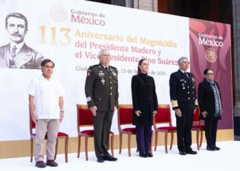Sheinbaum y el Gabinete federal conmemoran el 113 aniversario del magnicidio de los líderes revolucionarios.