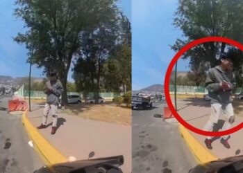 Confusión viral: Pasajero huye de su propio DiDi Moto al confundirlo con un asaltante