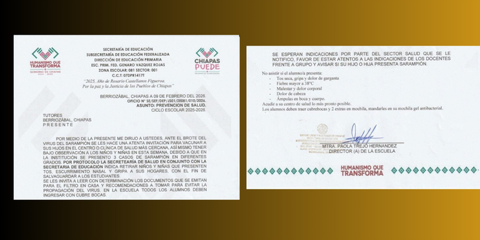 ¡ALERTA SANITARIA! Tres casos de sarampión en una primaria