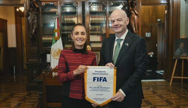 SHEINBAUM Y FIFA. Alistan el Mundial más esperado de México
