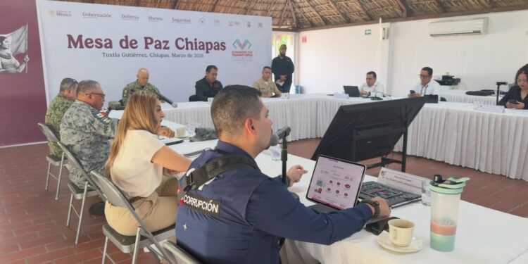 MESA DE PAZ. Chiapas refuerza seguridad vacacional